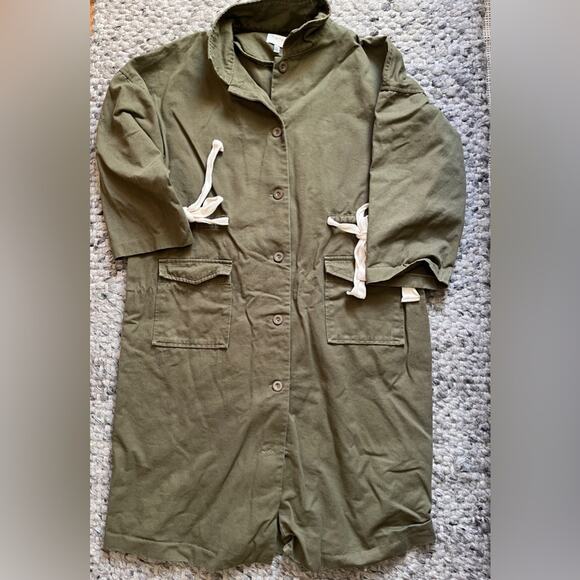 Haryln utility coat olive green size large - Picture 1 of 10